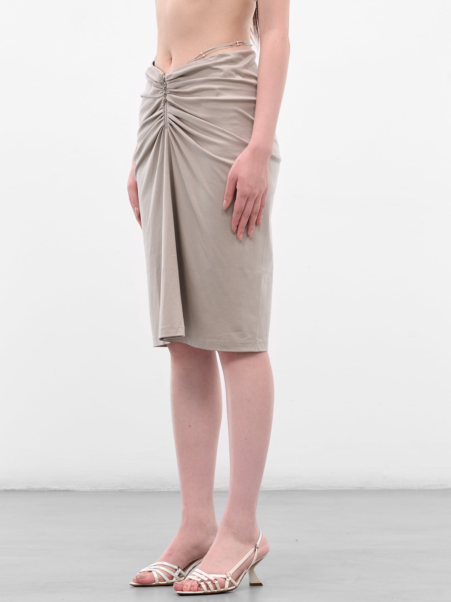 RUI Ruched Skirt | H.Lorenzo - side
