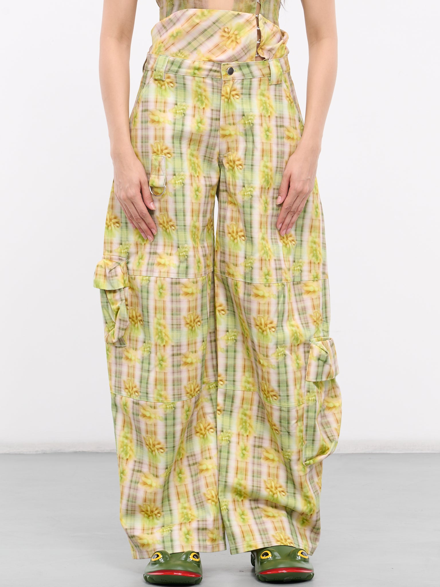 Lawn Cargo Pants (XX6408-YELLOW-BOXER-PLAID)