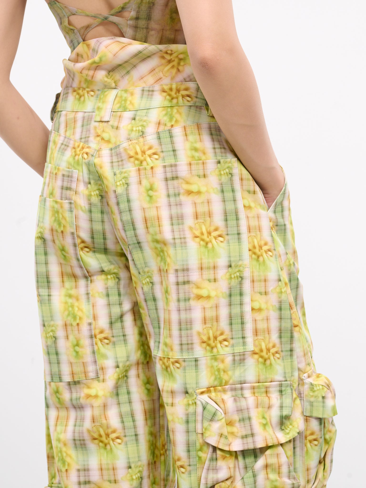 Lawn Cargo Pants (XX6408-YELLOW-BOXER-PLAID)