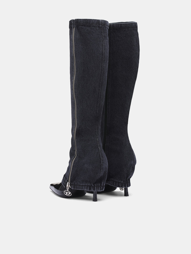 D-Venus Twisted Boots (Y03660-P8254-H5536-BLACK)