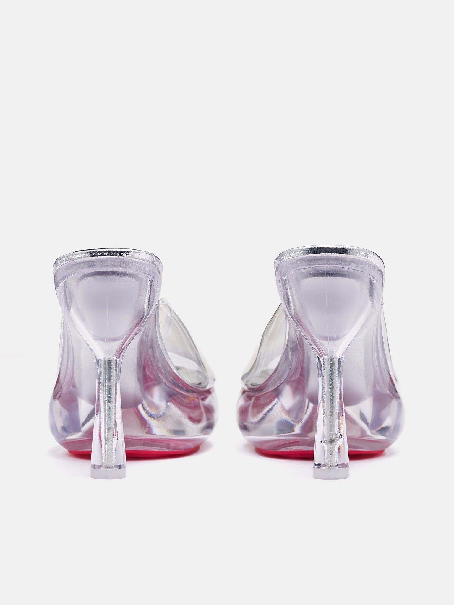 D-Lake Platform Sdl Heels (Y03665-P8256-TRANSPARENT-SILVE)