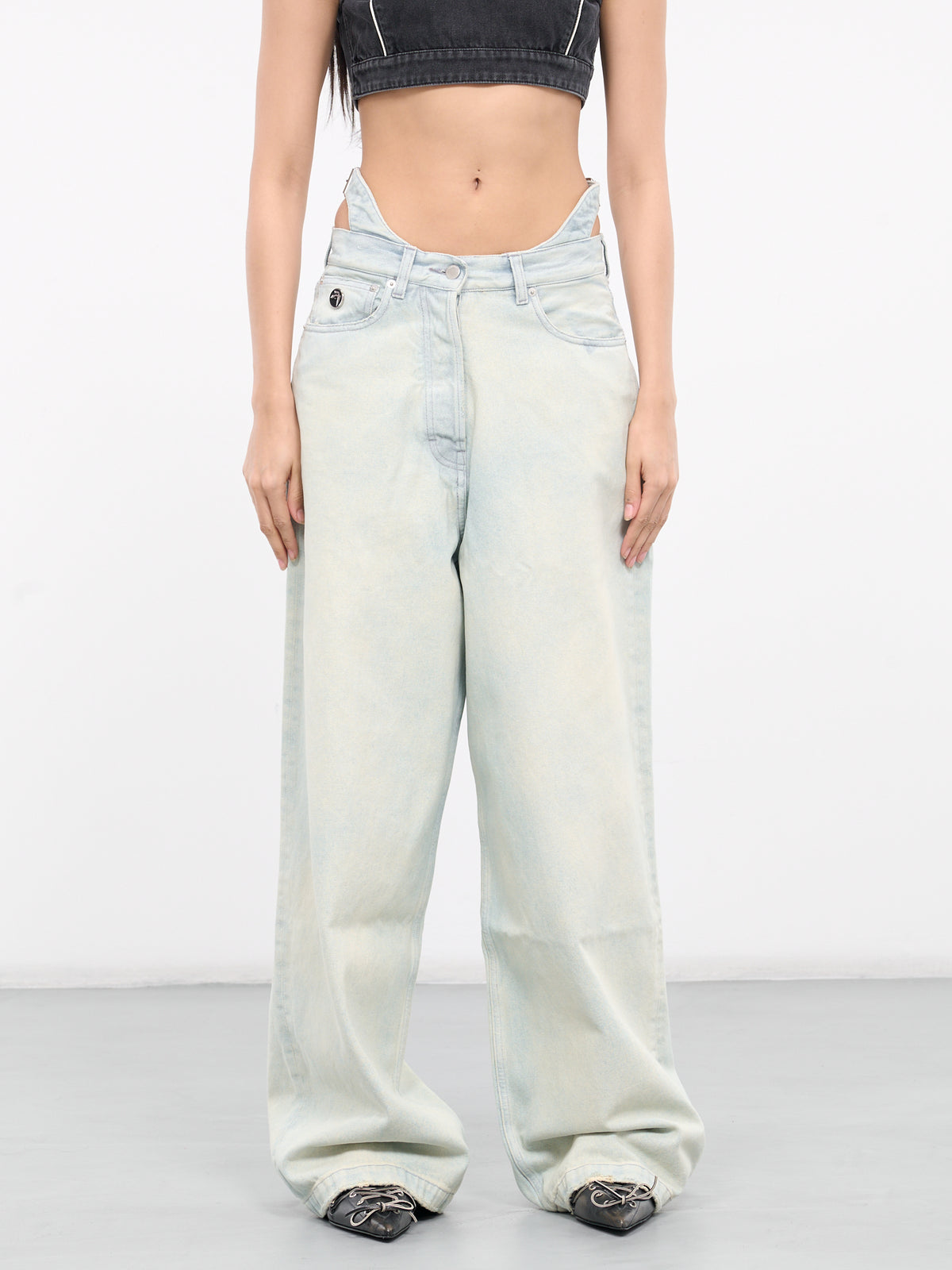 Baggy Denim Jeans (YA001DEN002400-LIGHT-BLUE)