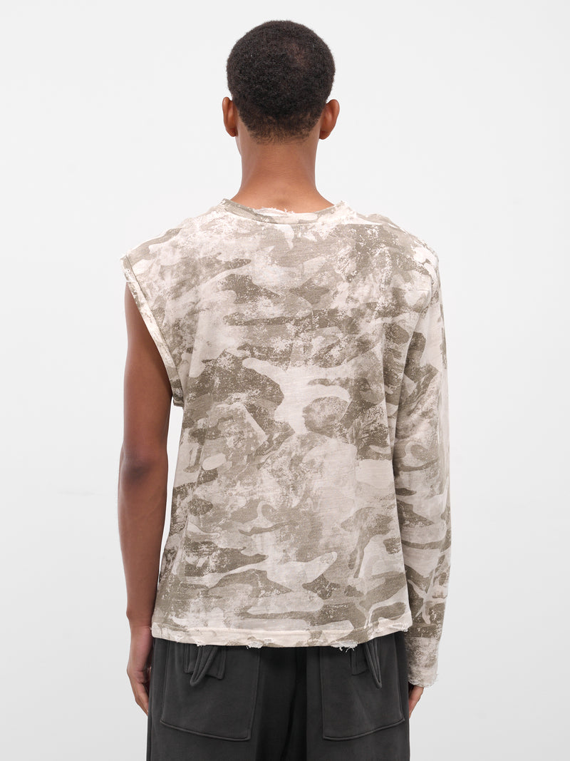 Khaki Camo One-Arm Long Sleeve (YAW25-DO-TTT-SNOW-CAMO)