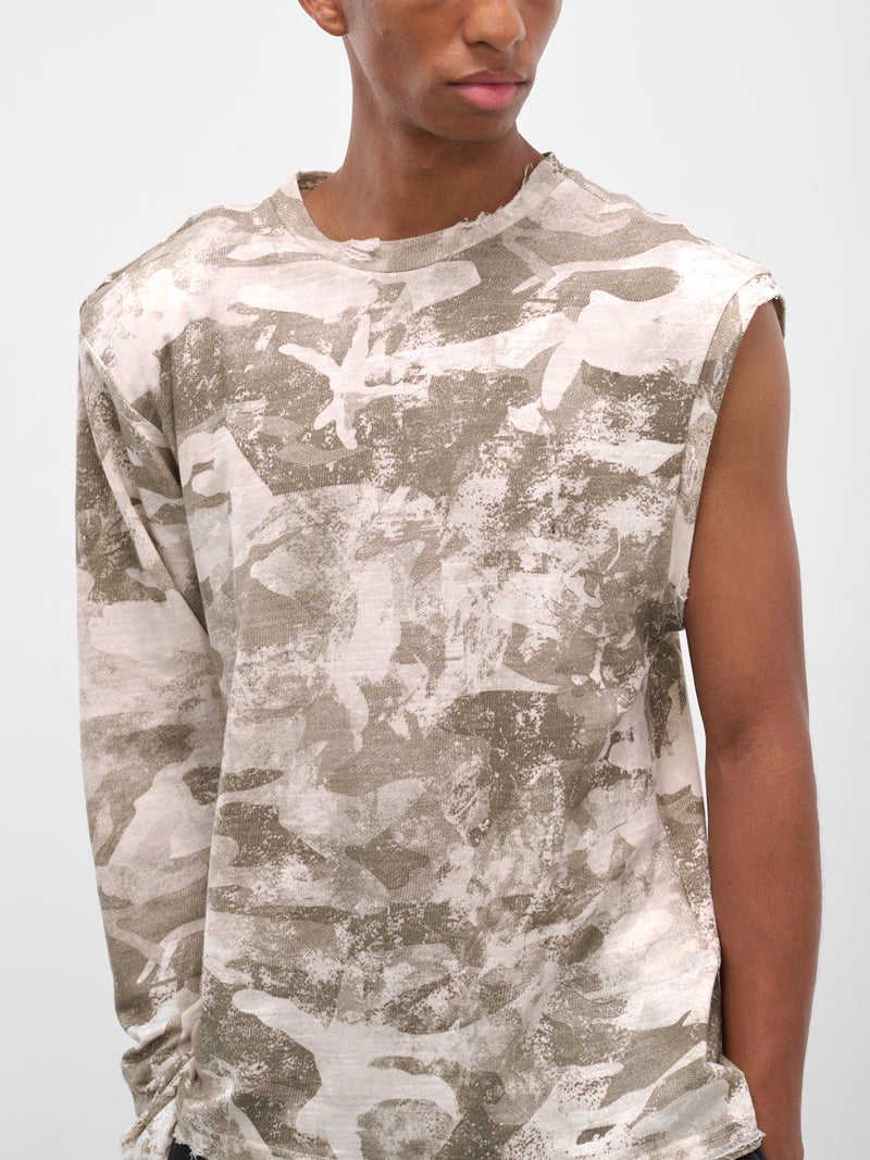Khaki Camo One-Arm Long Sleeve (YAW25-DO-TTT-SNOW-CAMO)