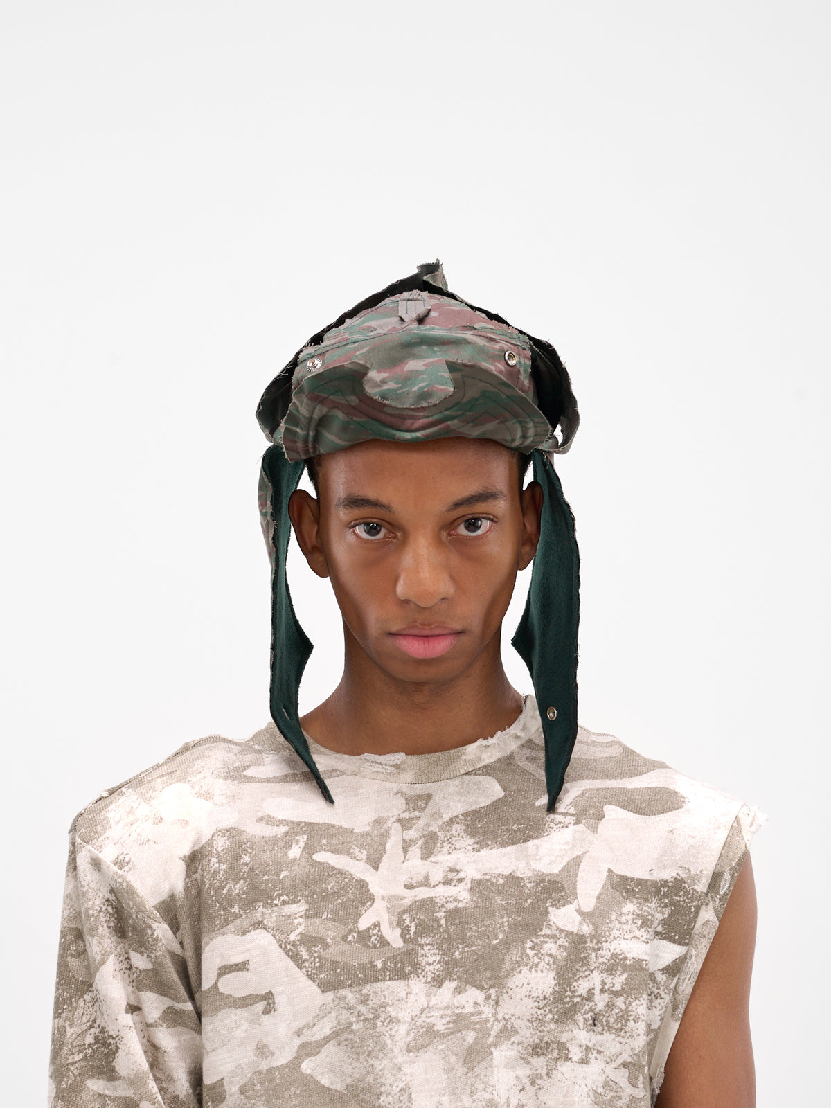 Camo Graphic Shark Hat (YAW25-N-CAPP-TARNISHED-CAMO)