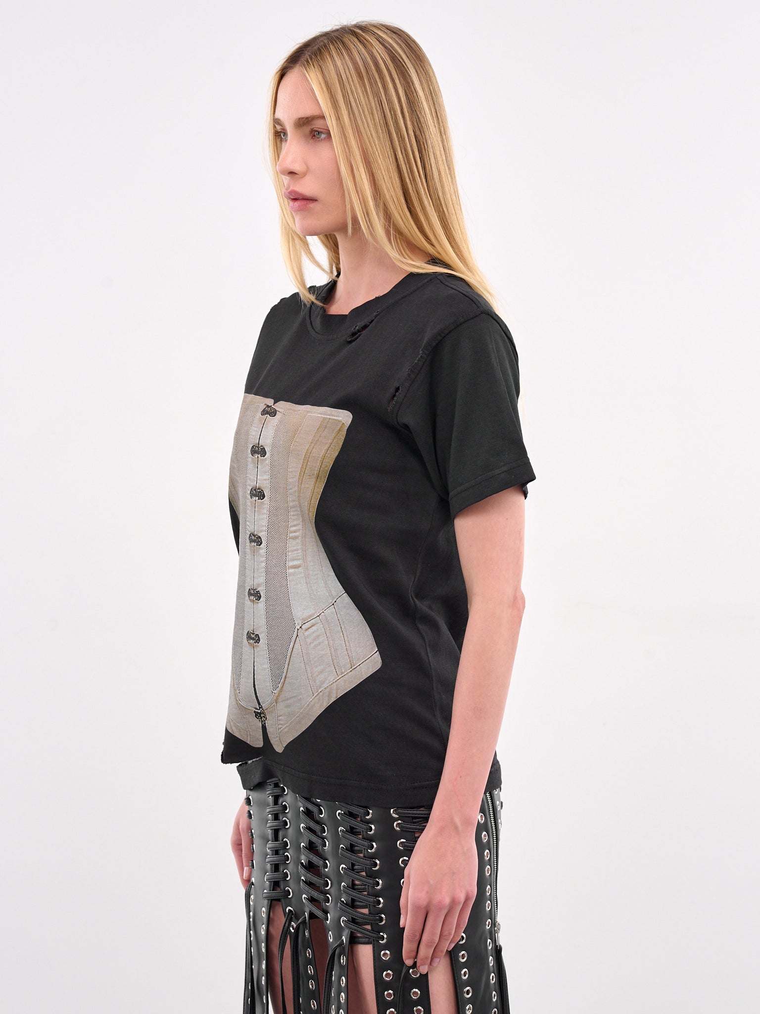 Ameri♡ MEDI LINGERIE TROMPE L`OEIL TEE MEDI LINGERIE TROMPE L`OEIL TEE