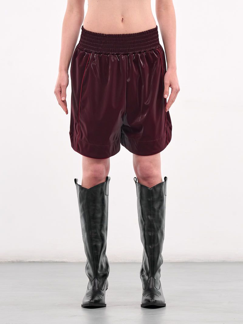 Elasticated Shorts (YR005TR02-VL-CRIMSON)