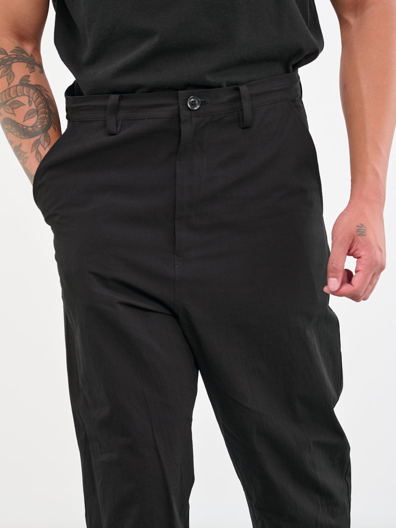Slim Trousers (YU-P05-029-3-BLACK)