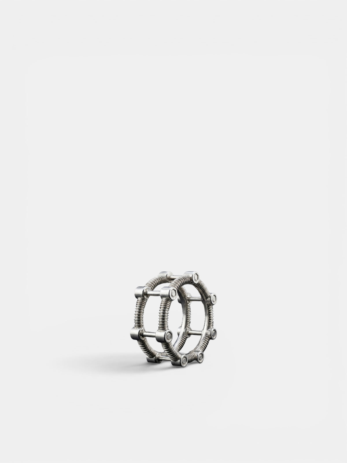 Silver Spinale Ferramenta Duo Ring (9004SS-SPINALE-FERRAMENTA-SILV)