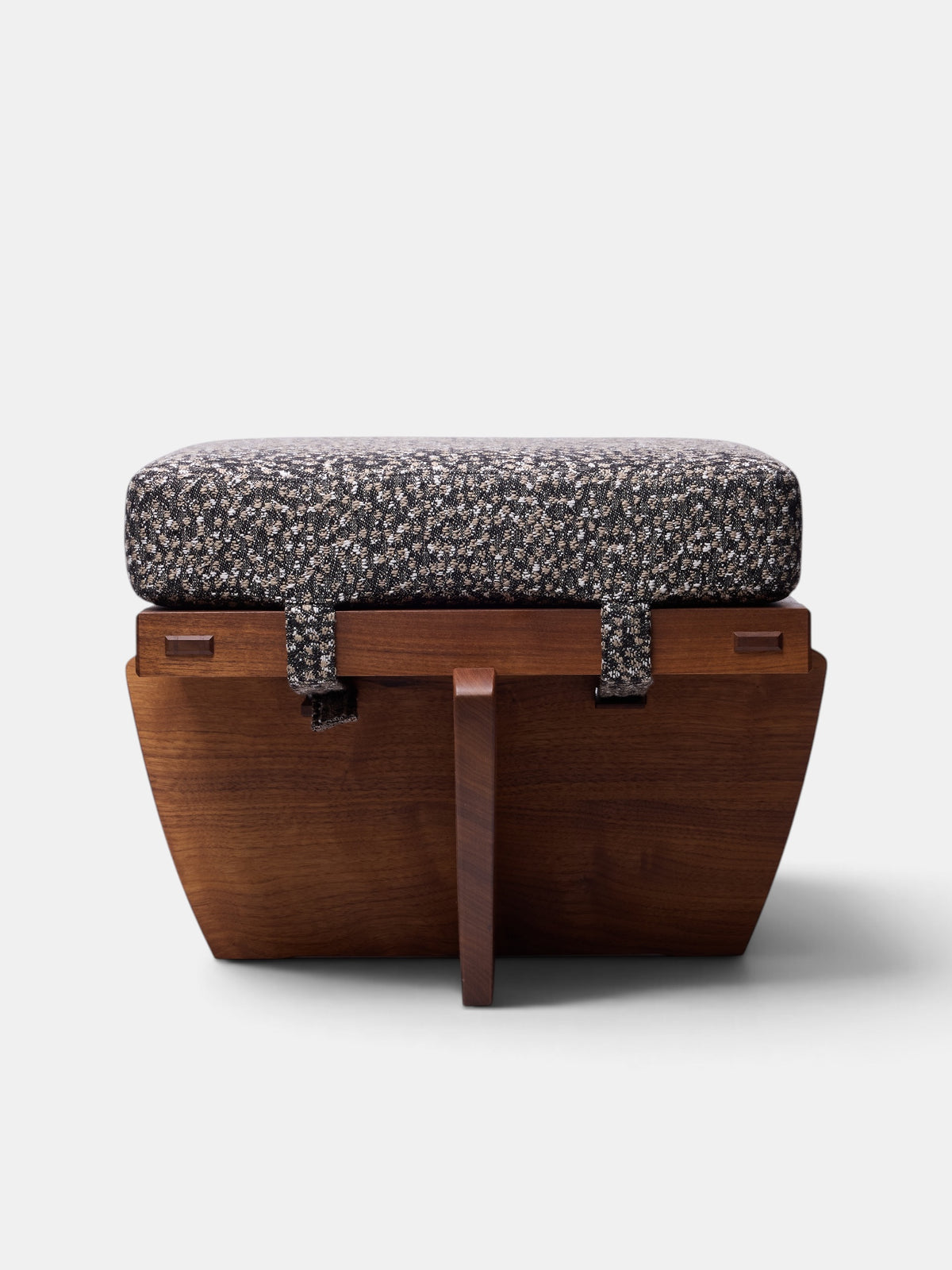 Raf Simons Cushioned Wooden Stool (STOOL#5-GREY)