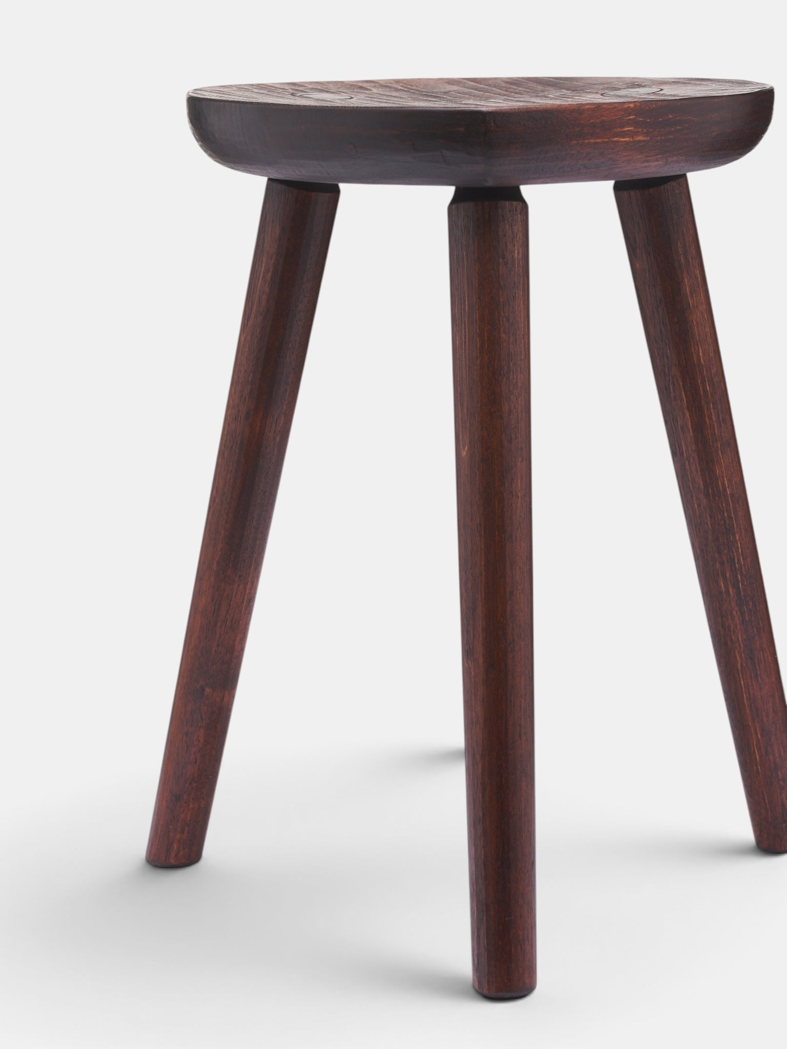 Wooden Three Leg Stool (STOOL#7-3-LEGS-NATURAL)
