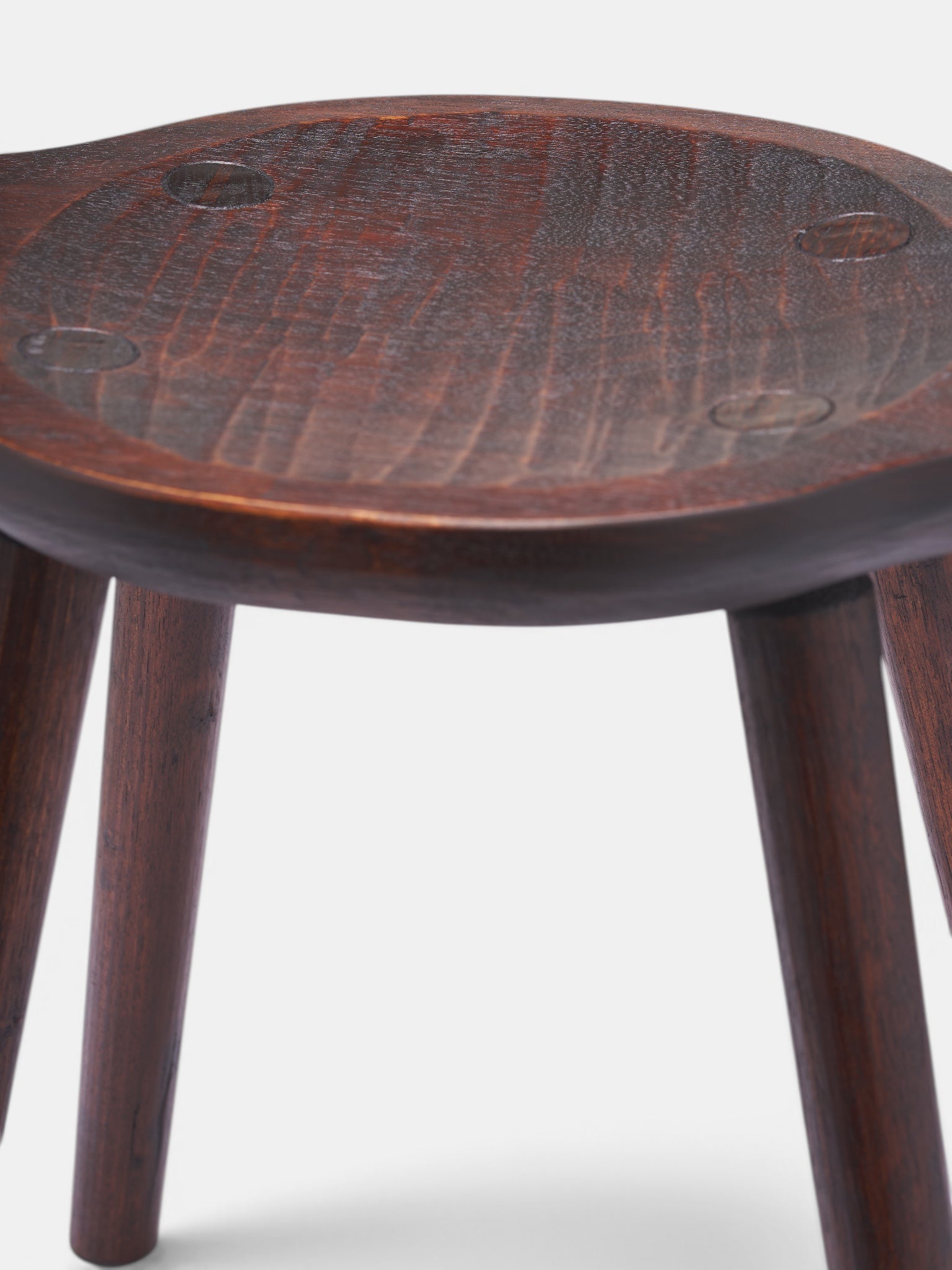 Wooden Four Leg Stool (STOOL#6-4-LEGS-NATURAL)