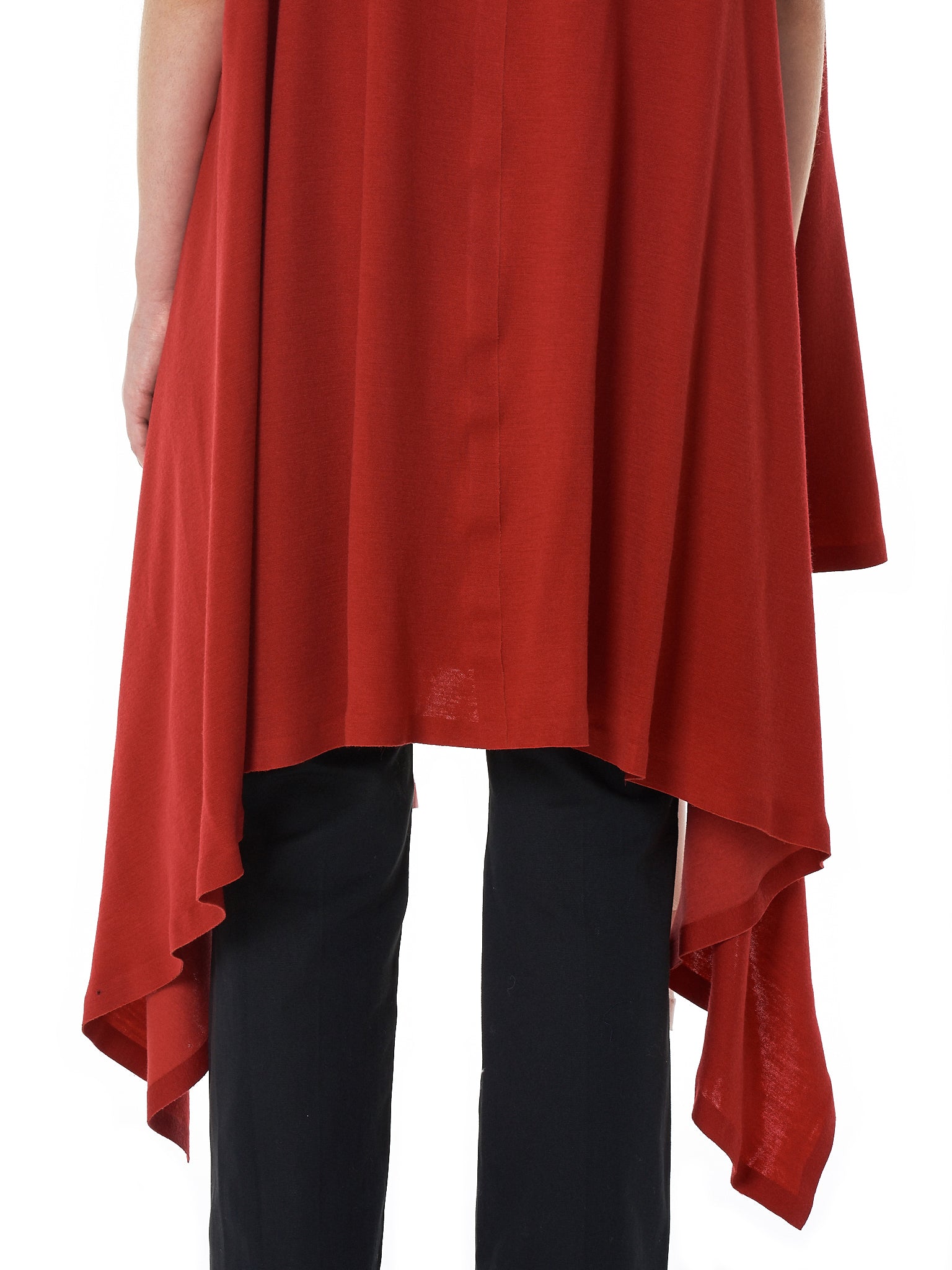 Geometric Knit Vest (00060-RECT-BASED-RED-BLK)