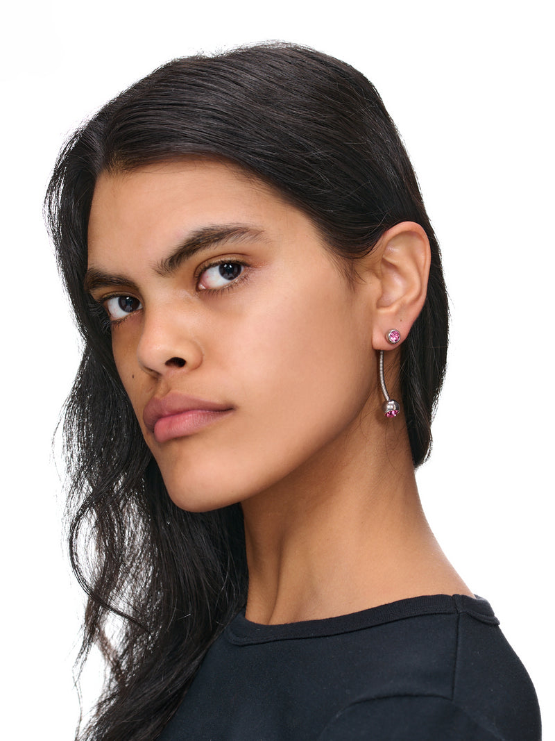 Flex Earring (JW11-SILVER-PINK)