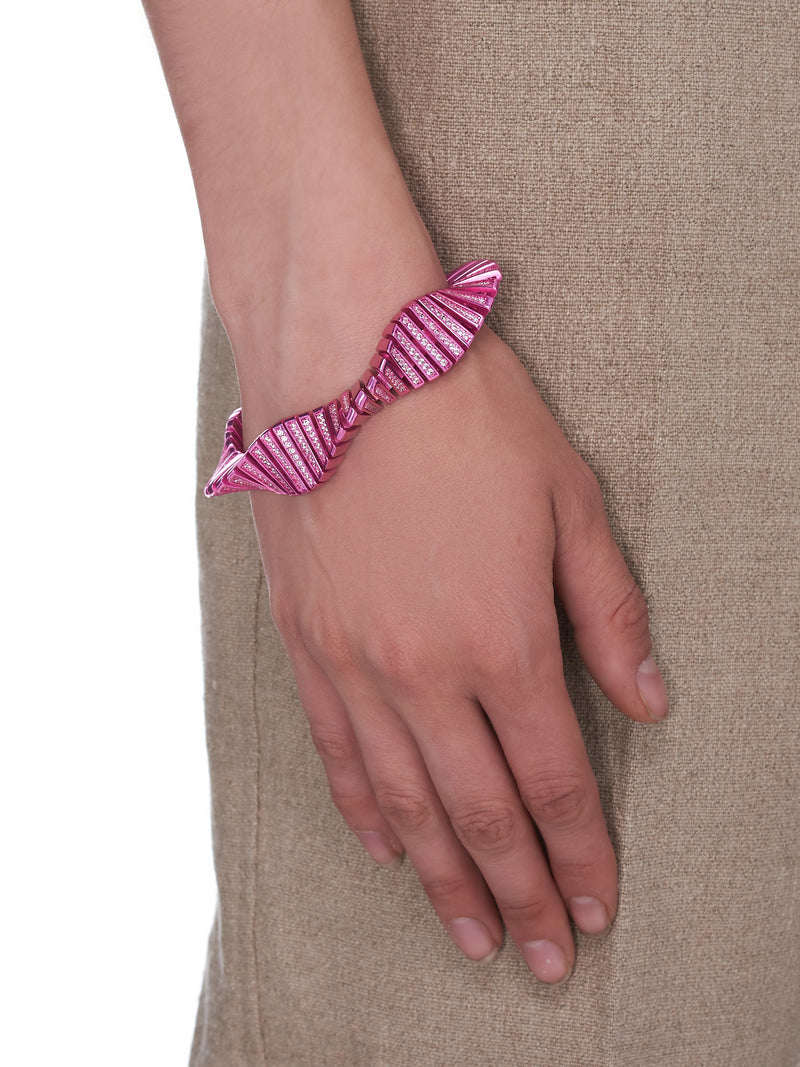 Twist Bracelet (651064VBOBK-9541-WHITE-BLOSSOM)