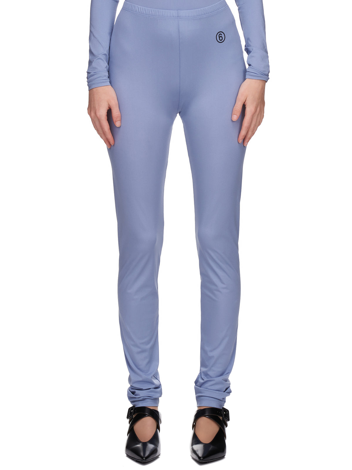 MM6 Maison Margiela Logo Leggings | H. Lorenzo - front
