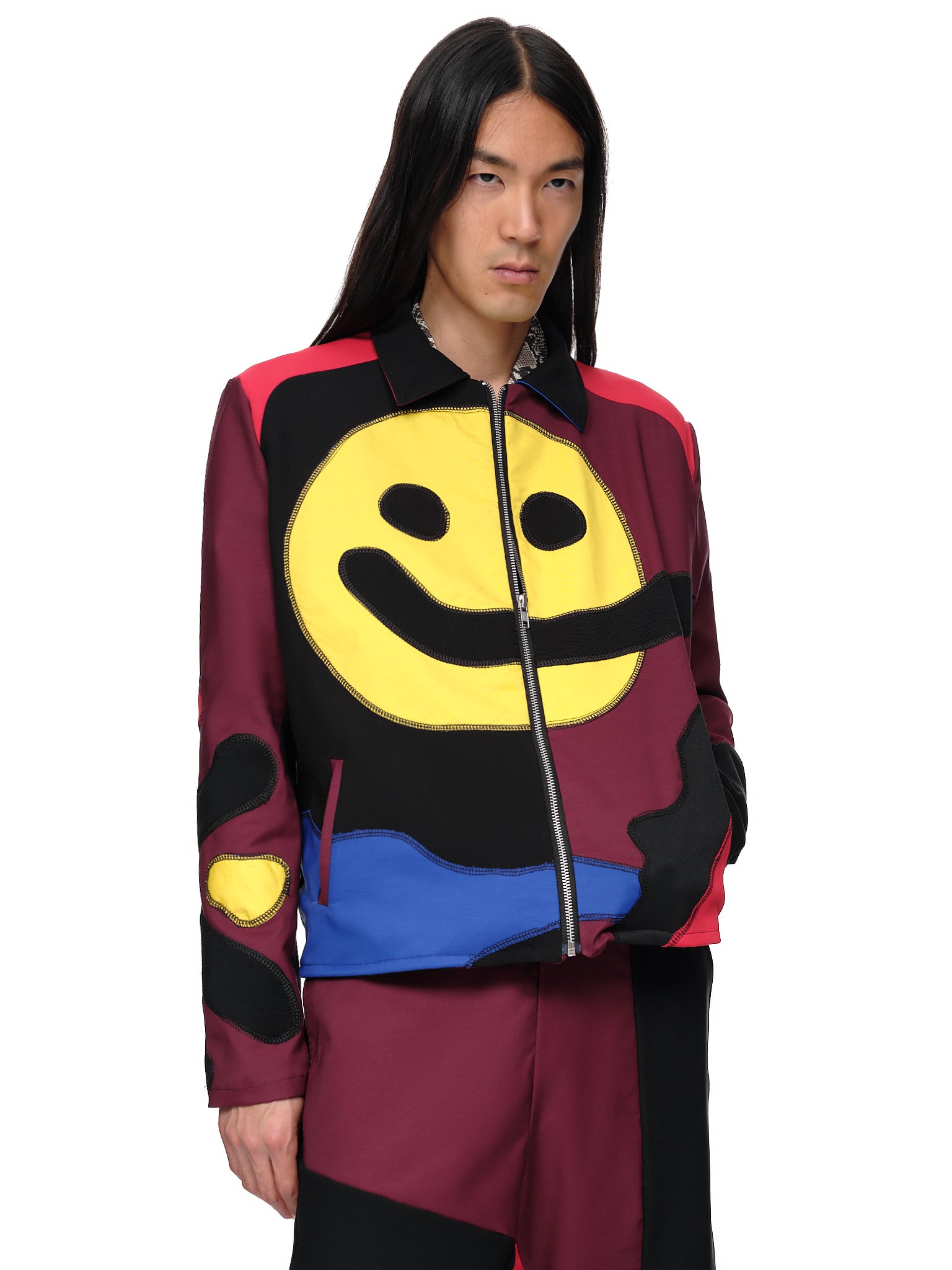 Bethany Williams Patchwork Smiley Jacket | H. Lorenzo - side 2