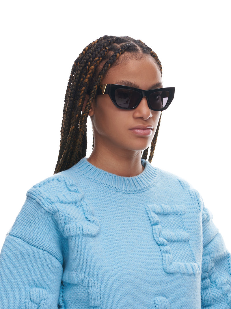 Angle Sunglasses (712689V2330-1049-BLACK-BLACK-G)