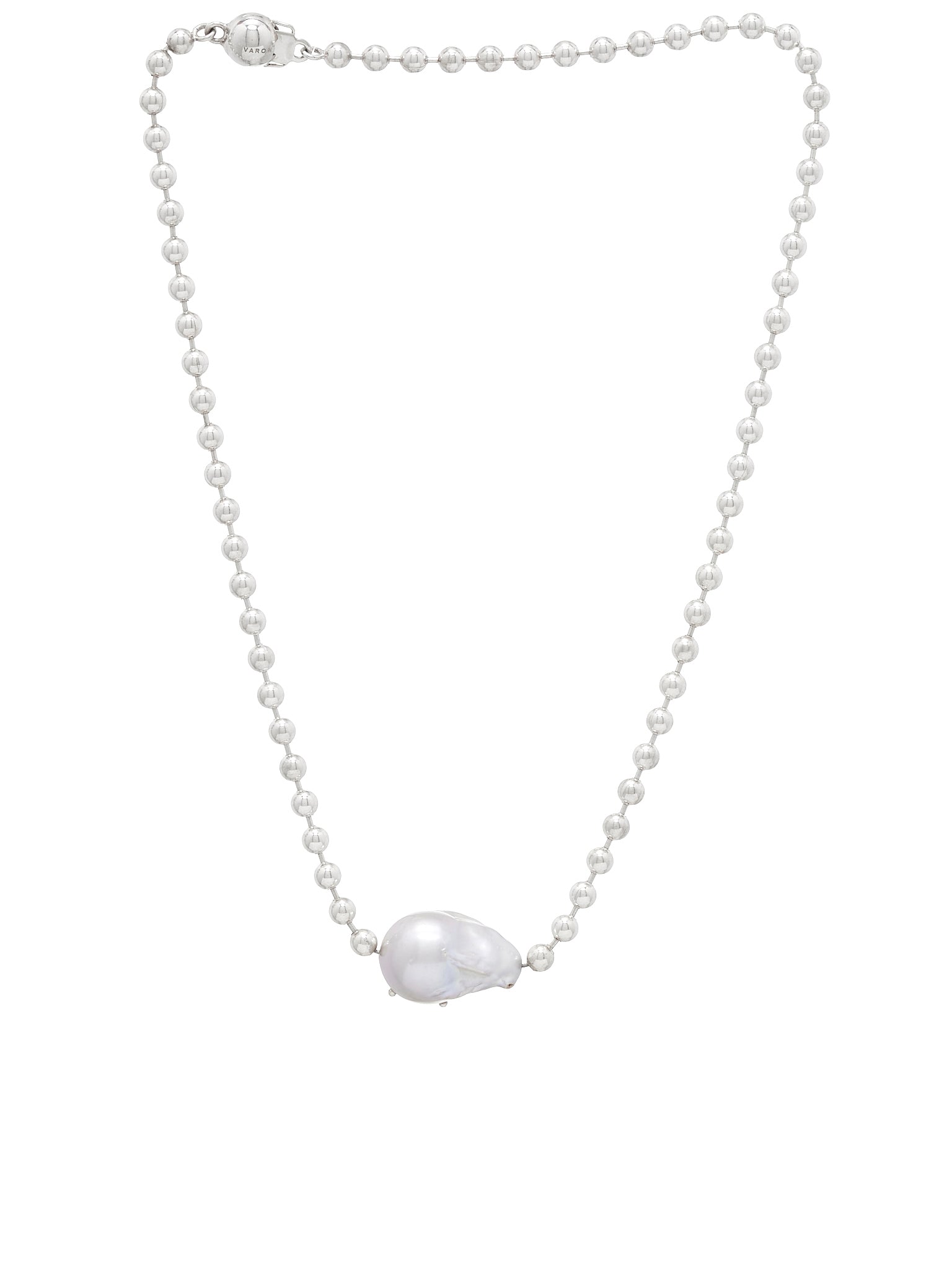 One Perlita Necklace (1-PERLITA-GREY-PEARL)