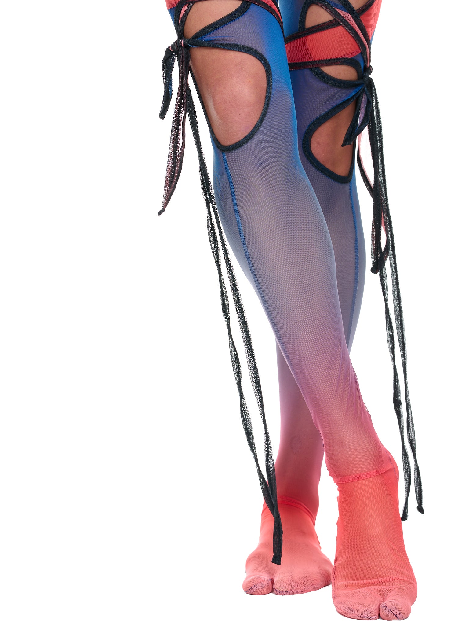Fade Tabi Stockings (101612-BLUEBERRY-FADE)