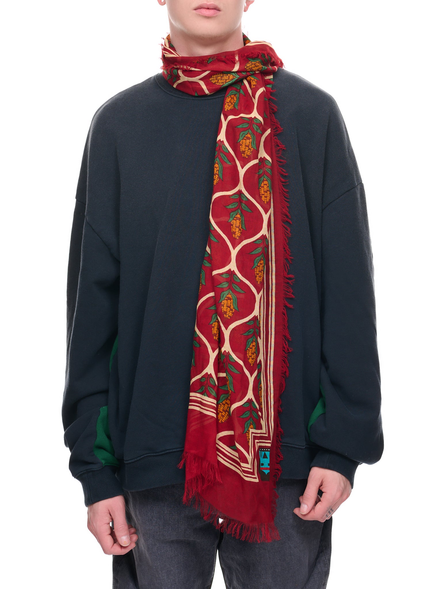 Jacquard Scarf (K2209XG503-MAROON)