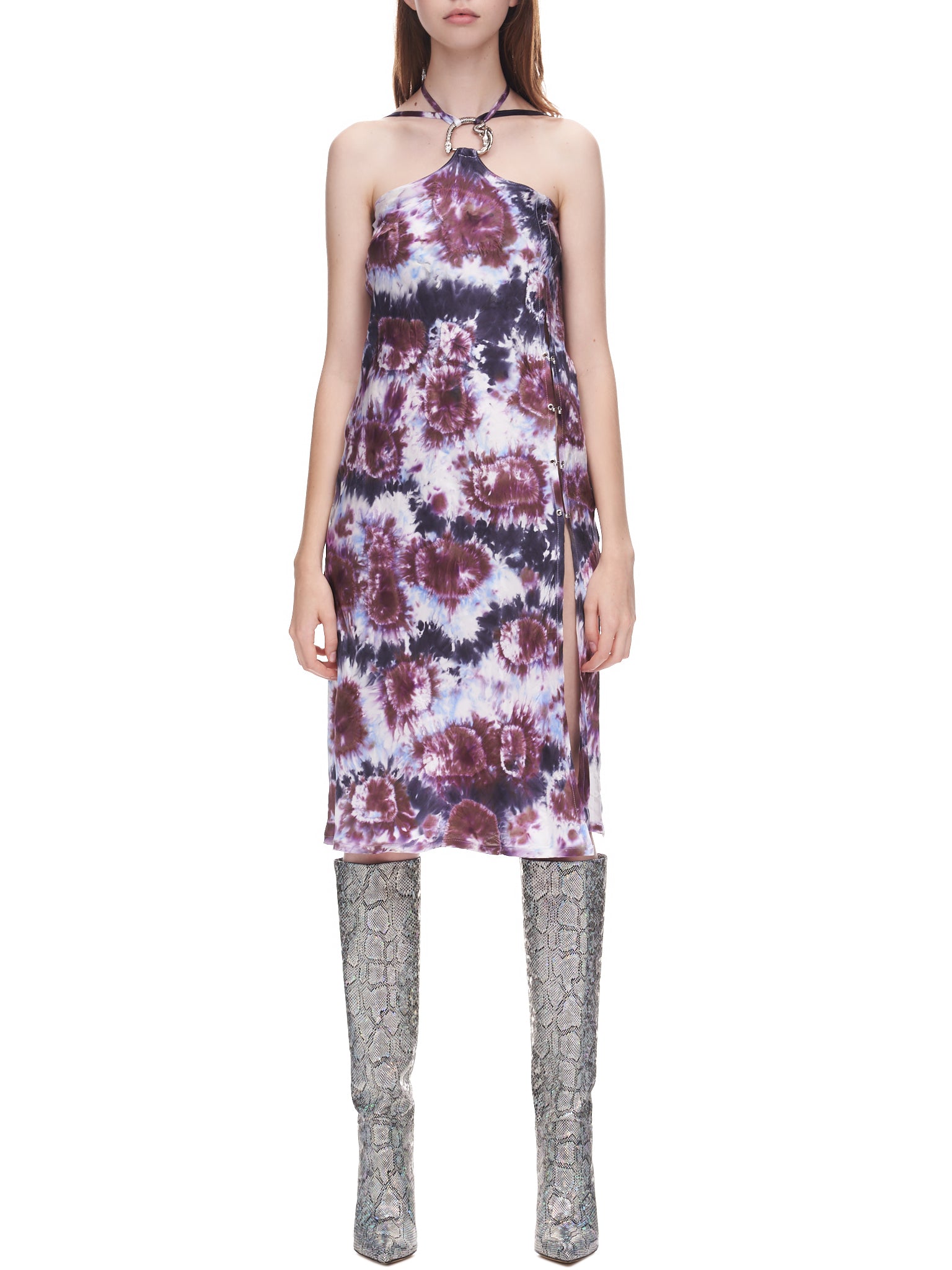 venus purple dress Organic Lilac Venus Dress: Adjustable Boho Goddess Robe
