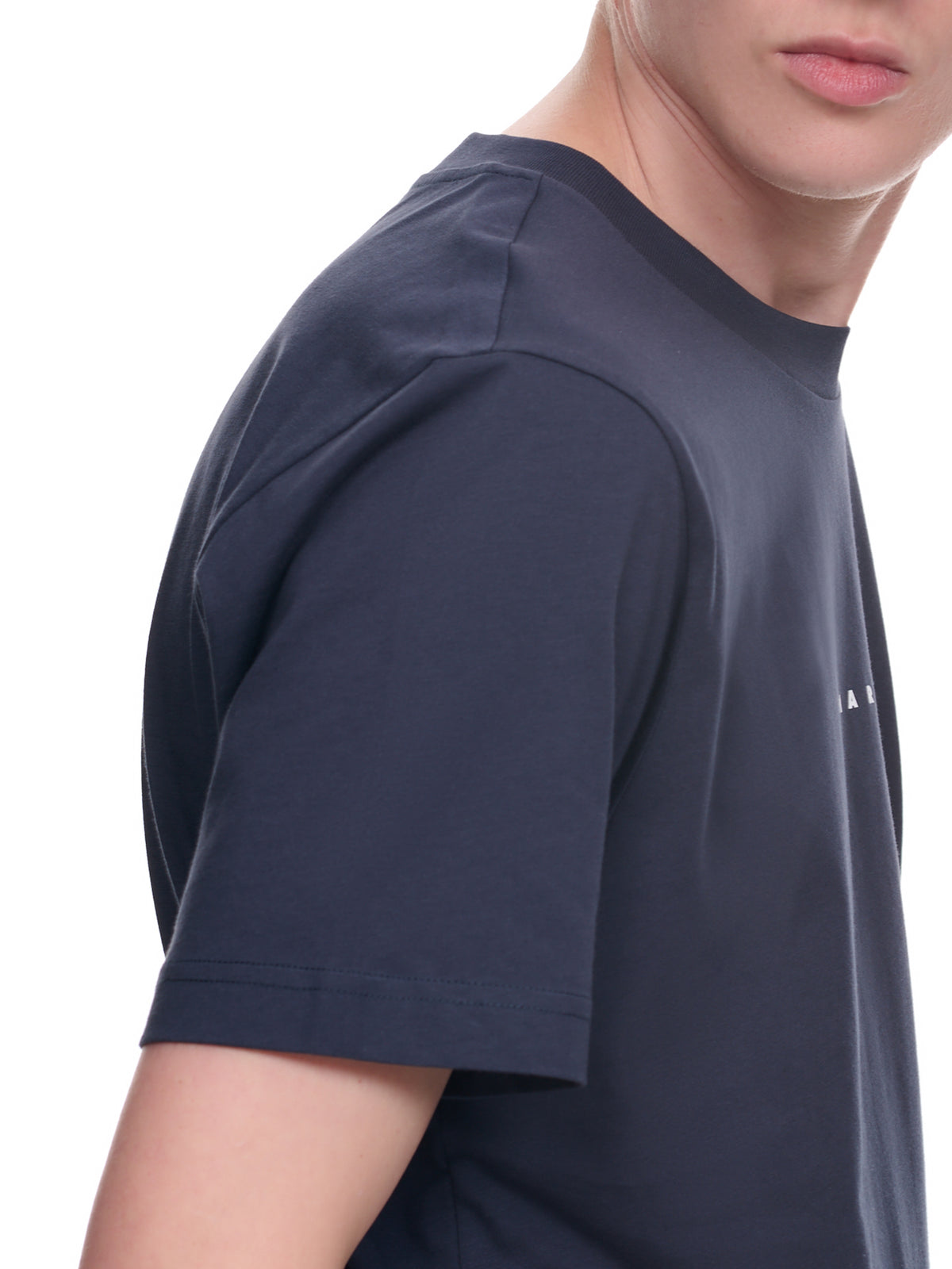 Bio-Cotton T-Shirt (HUMU0198PD-USCS87-BLUE-BLACK)