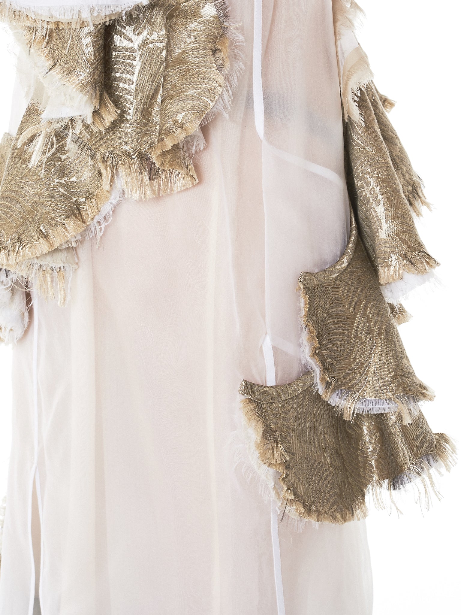 Ruffled Tulle Dress (125-WHITEMATTERS-WHITE) Ruffled Tulle Dress (125-WHITEMATTERS-WHITE)