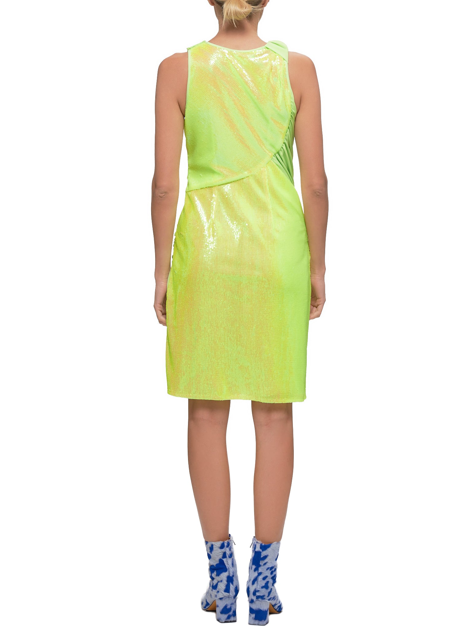 SIES MARJAN | H.Lorenzo|Wrapped Dress (13GP5200-FLUO-YELLOW) SIES MARJAN | H.Lorenzo|Wrapped Dress (13GP5200-FLUO-YELLOW)