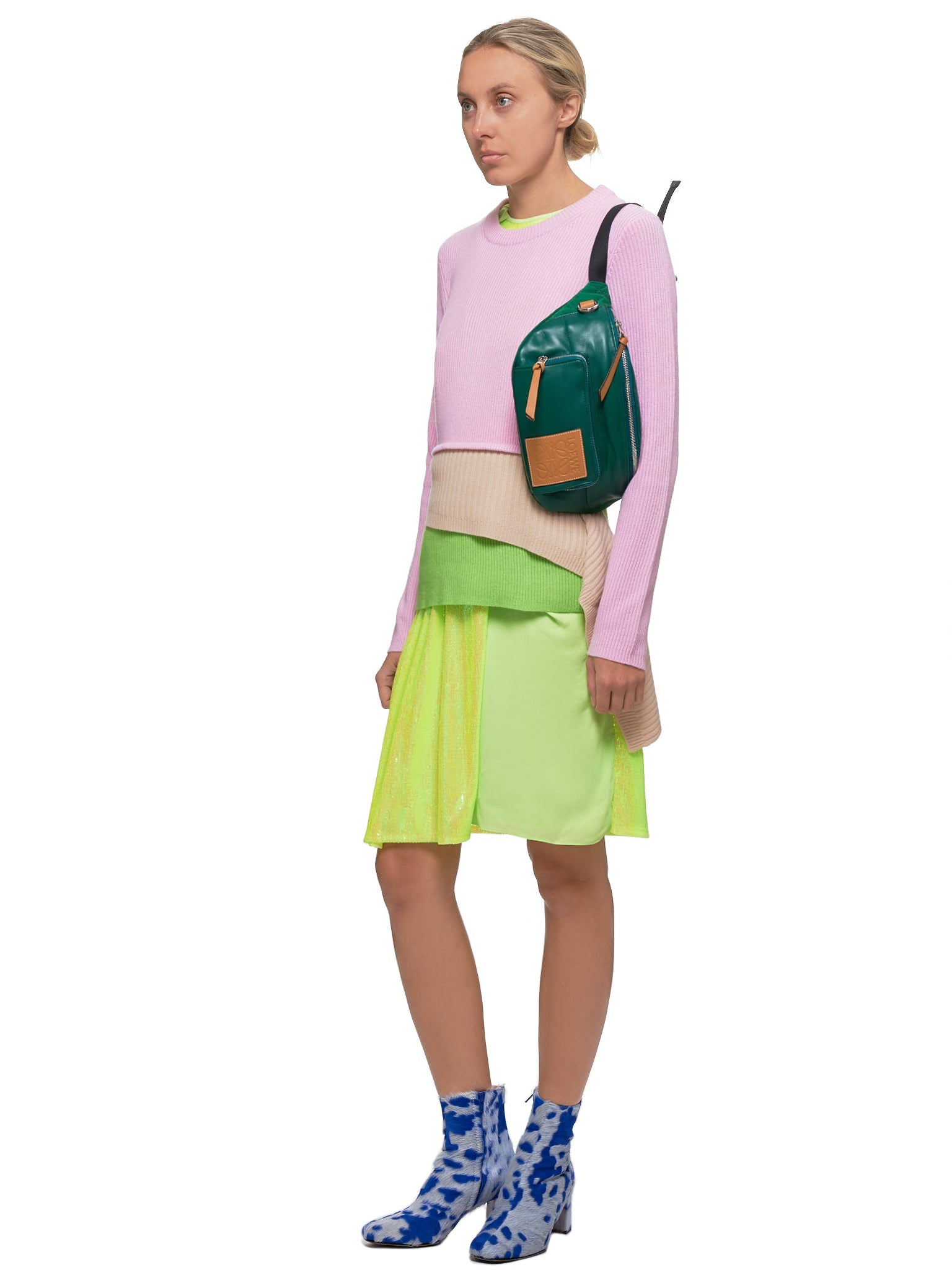 SIES MARJAN | H.Lorenzo|Wrapped Dress (13GP5200-FLUO-YELLOW) SIES MARJAN | H.Lorenzo|Wrapped Dress (13GP5200-FLUO-YELLOW)
