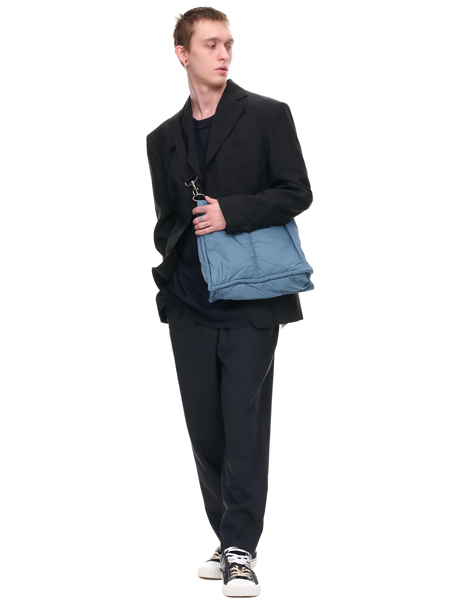 Puffed Shopper Bag (14-11-01-01-BLUE)