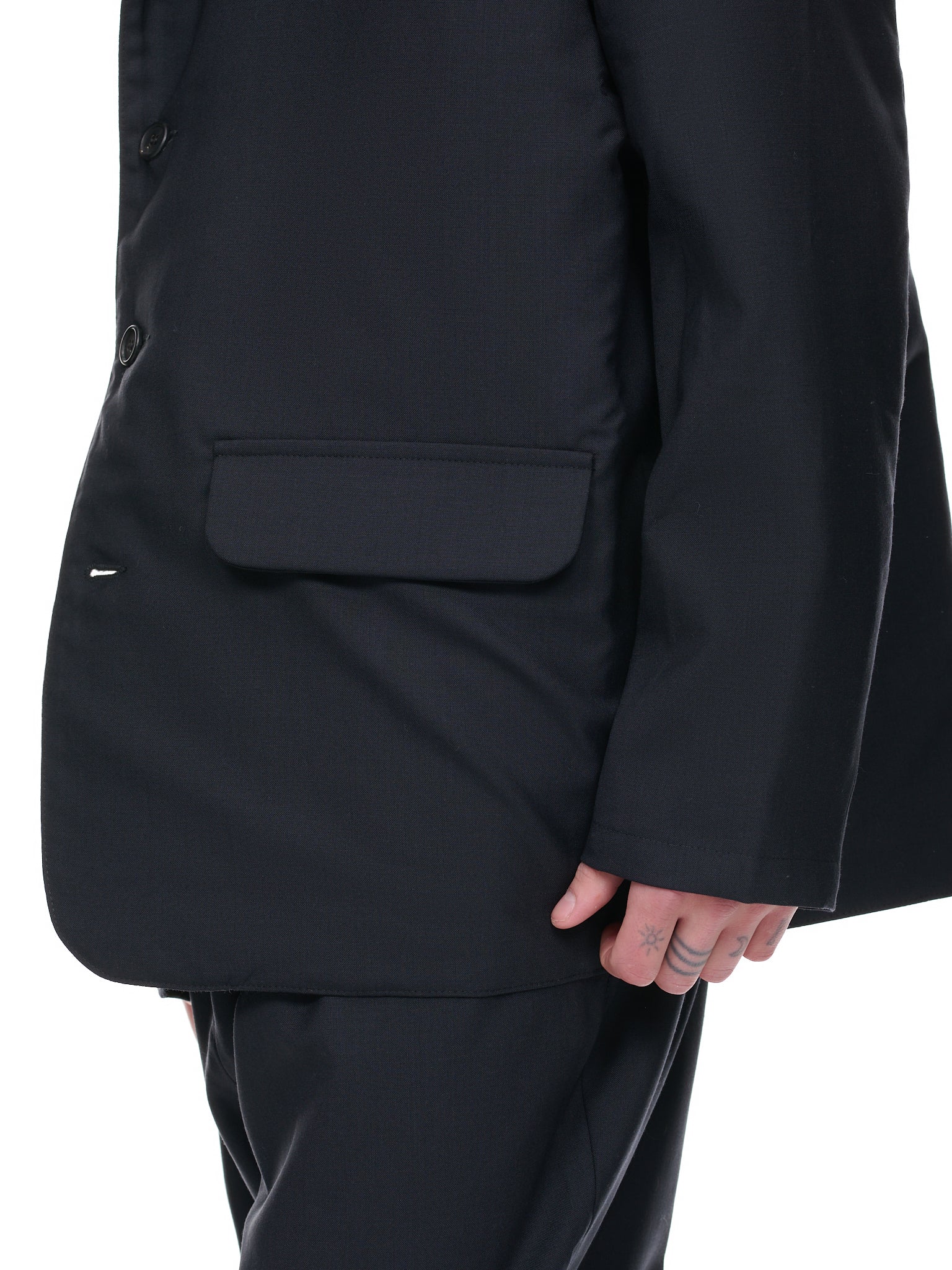 Oversized Suit Jacket (14-09-04-01-NAVY)