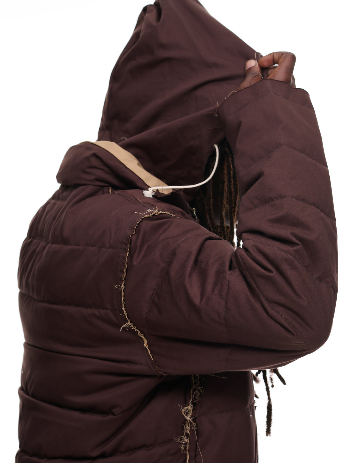 Puffer Jacket (14-10-08-01-BROWN-BEIGE)