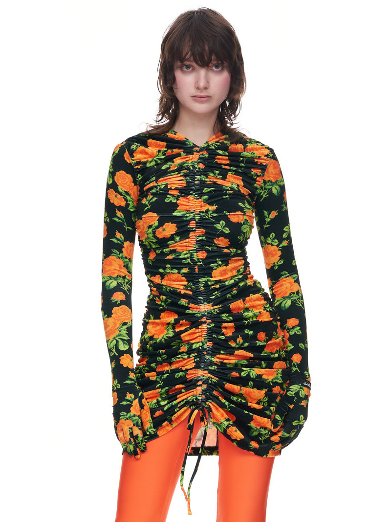 Cardi Gloved Dress (14-F-ORANGE-ROSE)