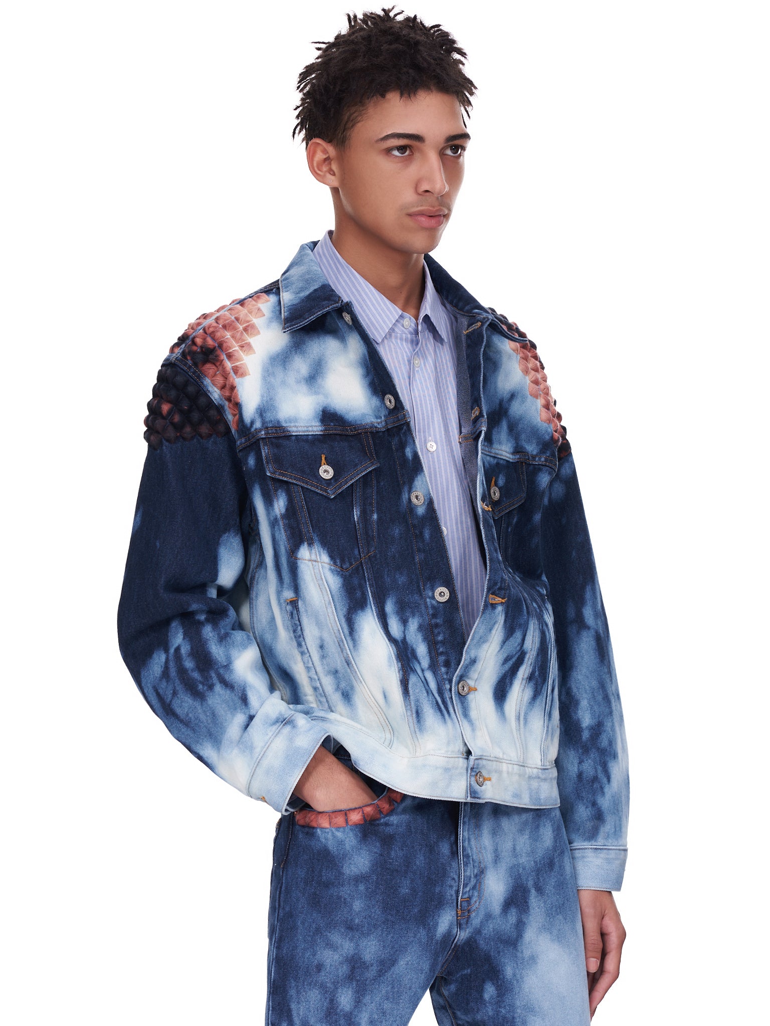 Doublet Recycled Punk Denim Jacket | H. Lorenzo - side 2