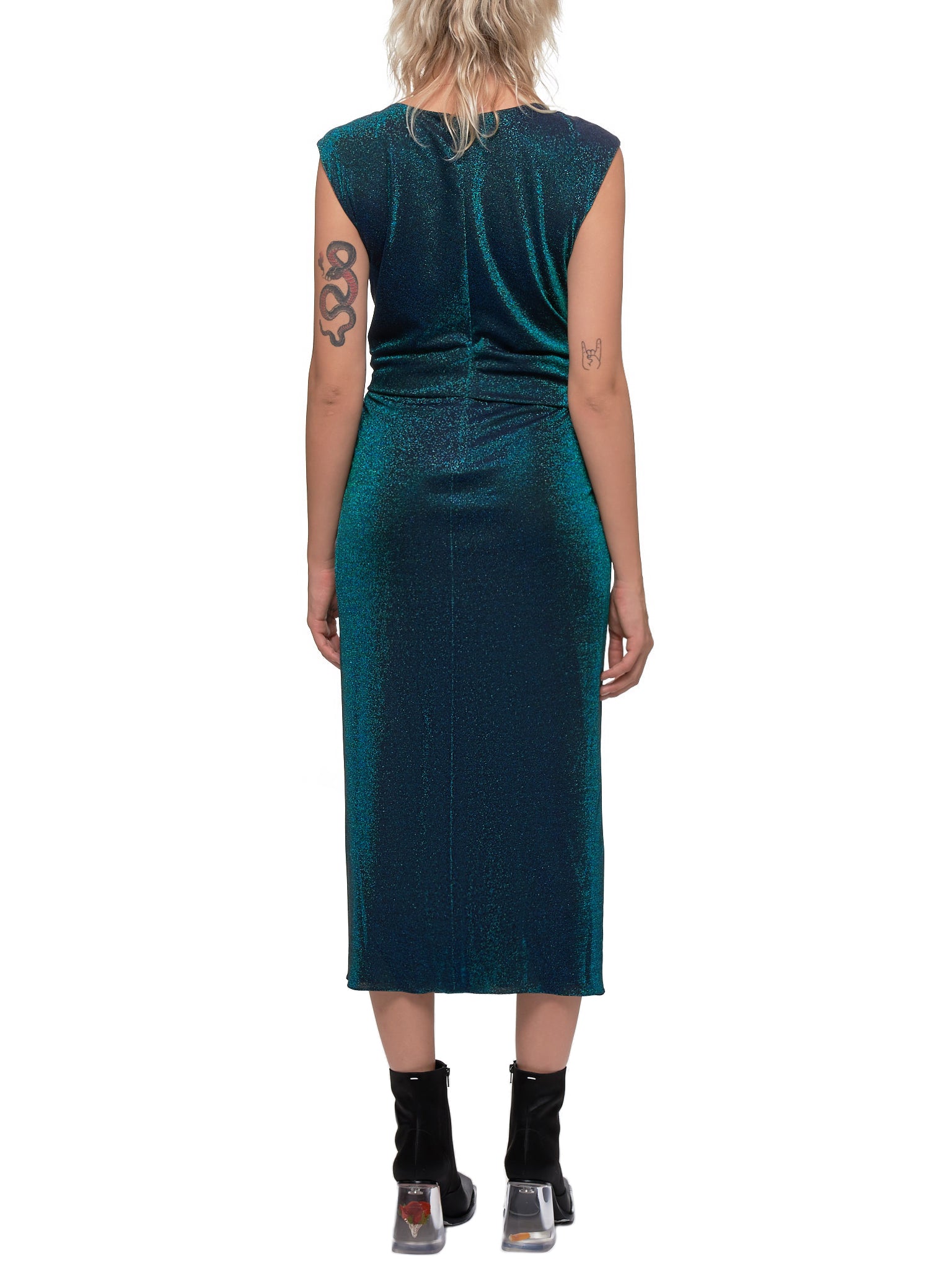 sies marjan green dress Sies Marjan Still Swears Off Black