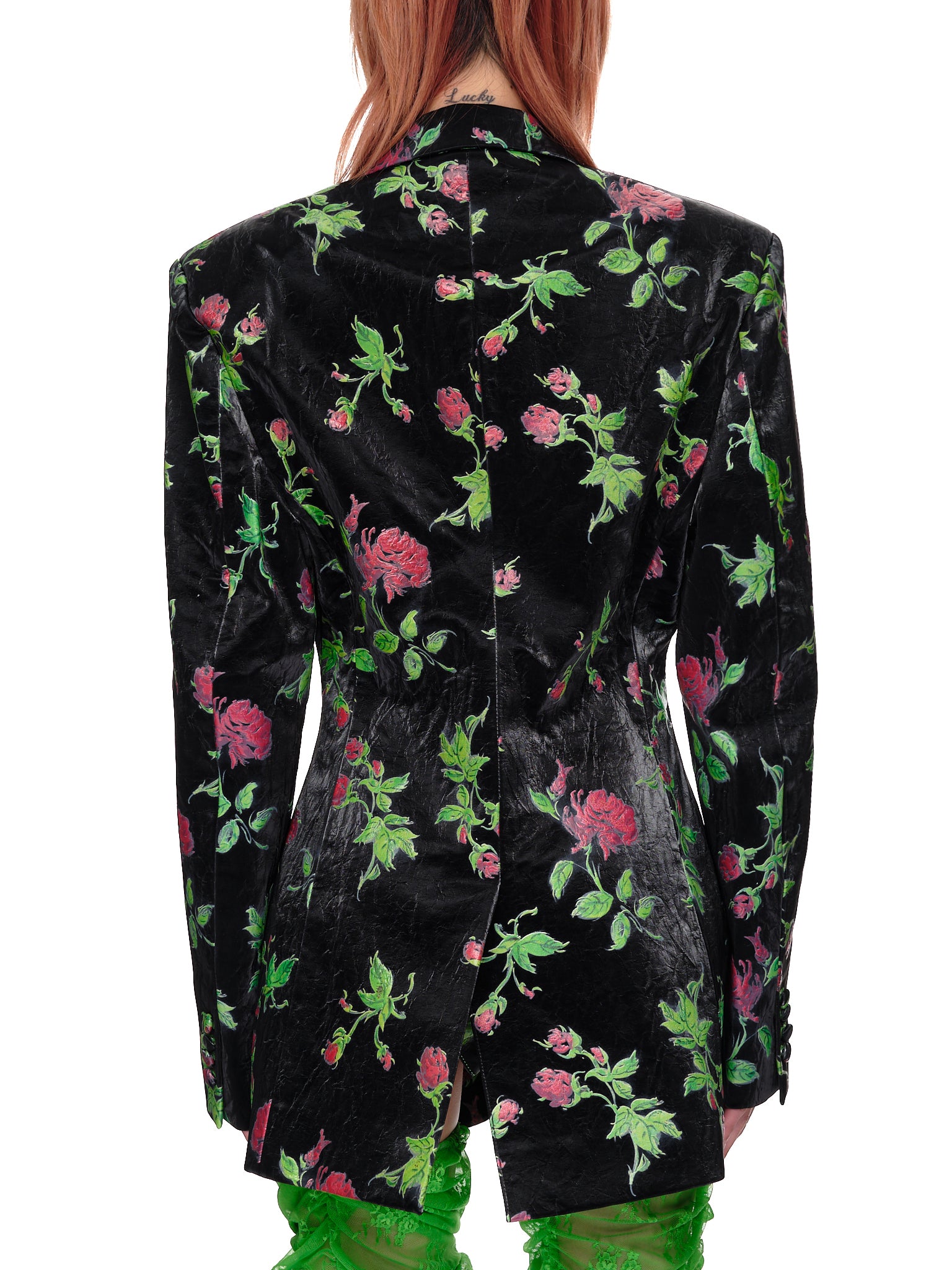 Yuhan Wang Floral Print Blazer | H.Lorenzo - back