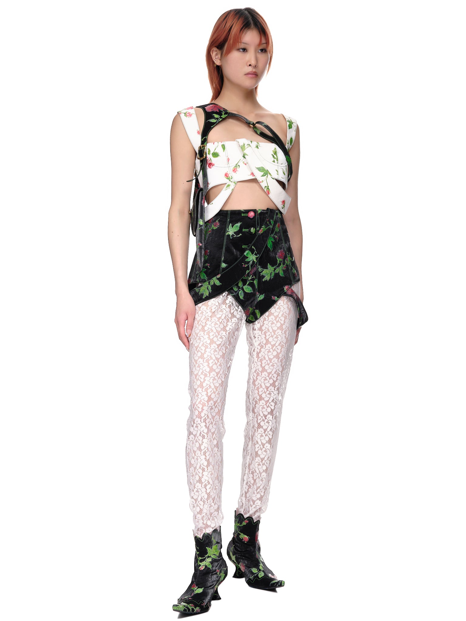 Floral lace pantyhose, Simons, Shop Women's Patterned Pantyhose Online