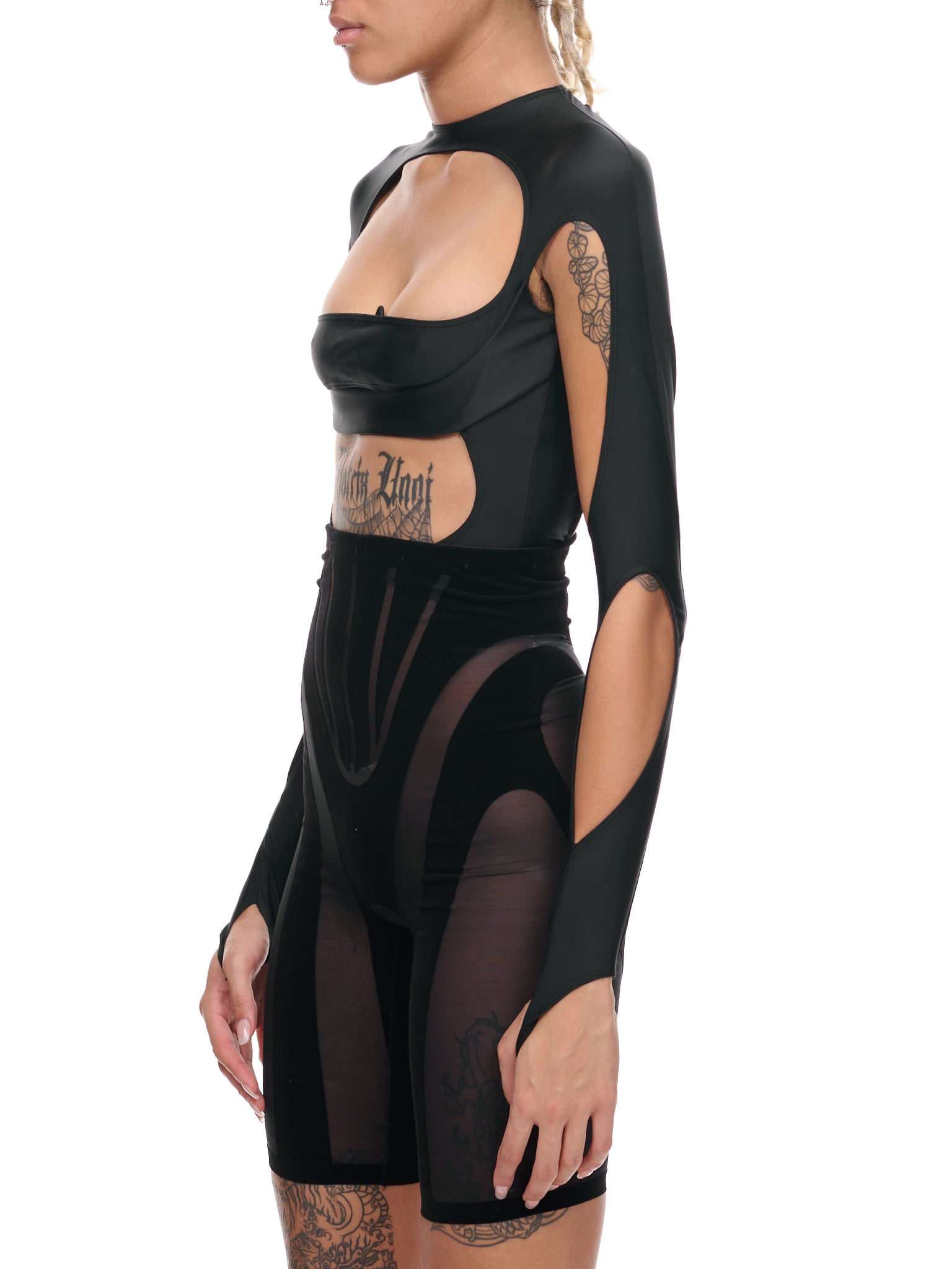 Mugler Frame Bodysuit | H.Lorenzo - side