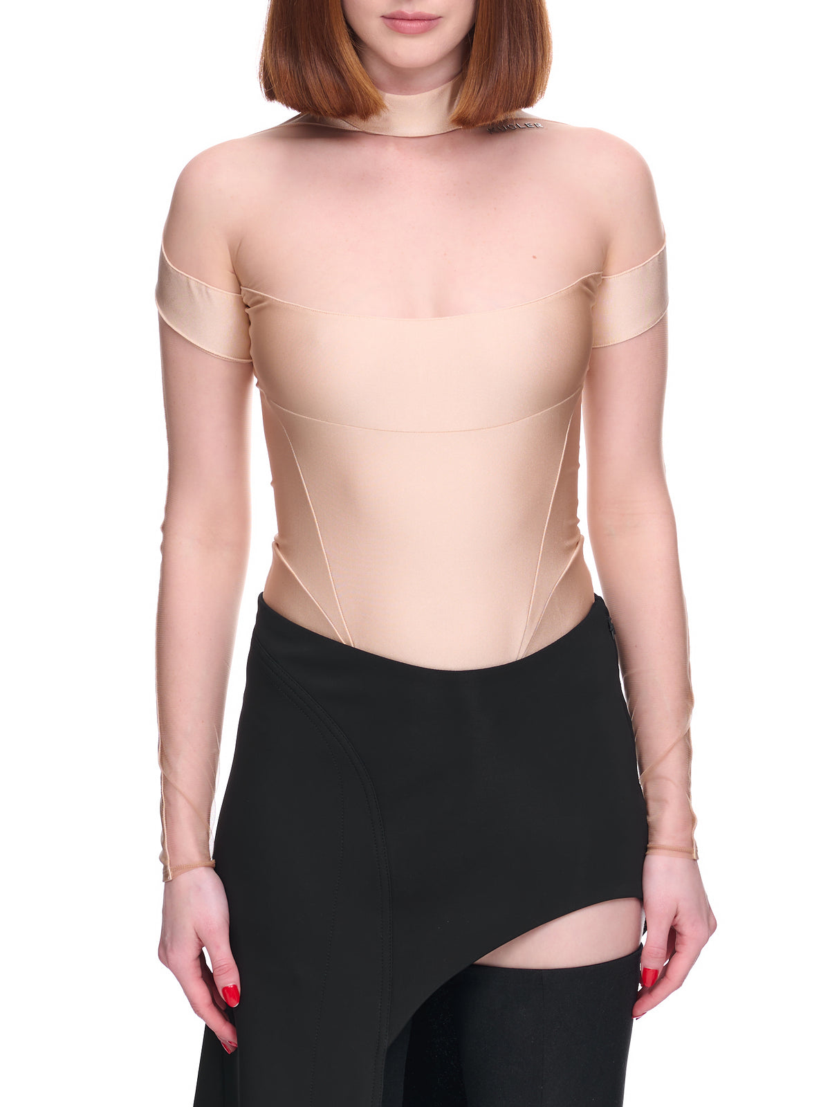 lllusion Bodysuit (1BO0142850-B20N1-POWDER-NUDE-0)