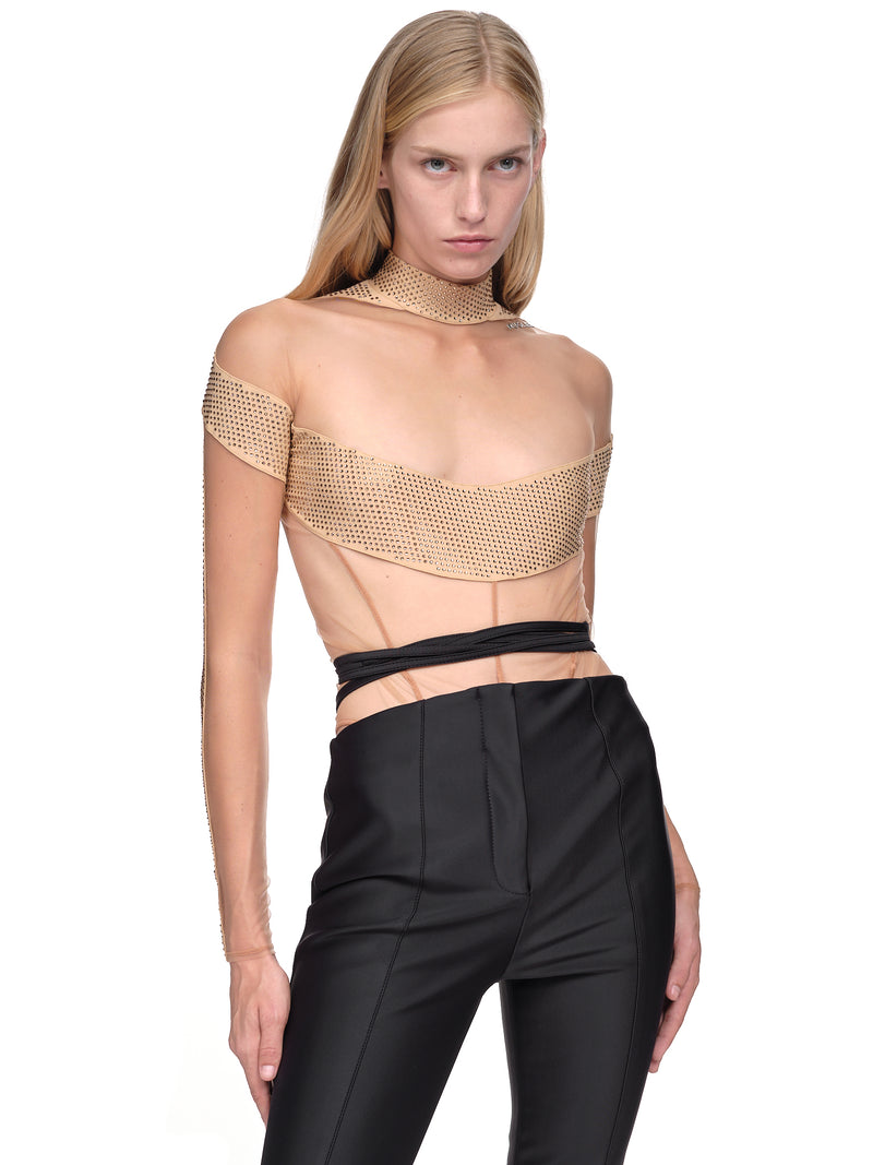 Mugler Illusion Neckline Bodysuit | H.Lorenzo - side 2
