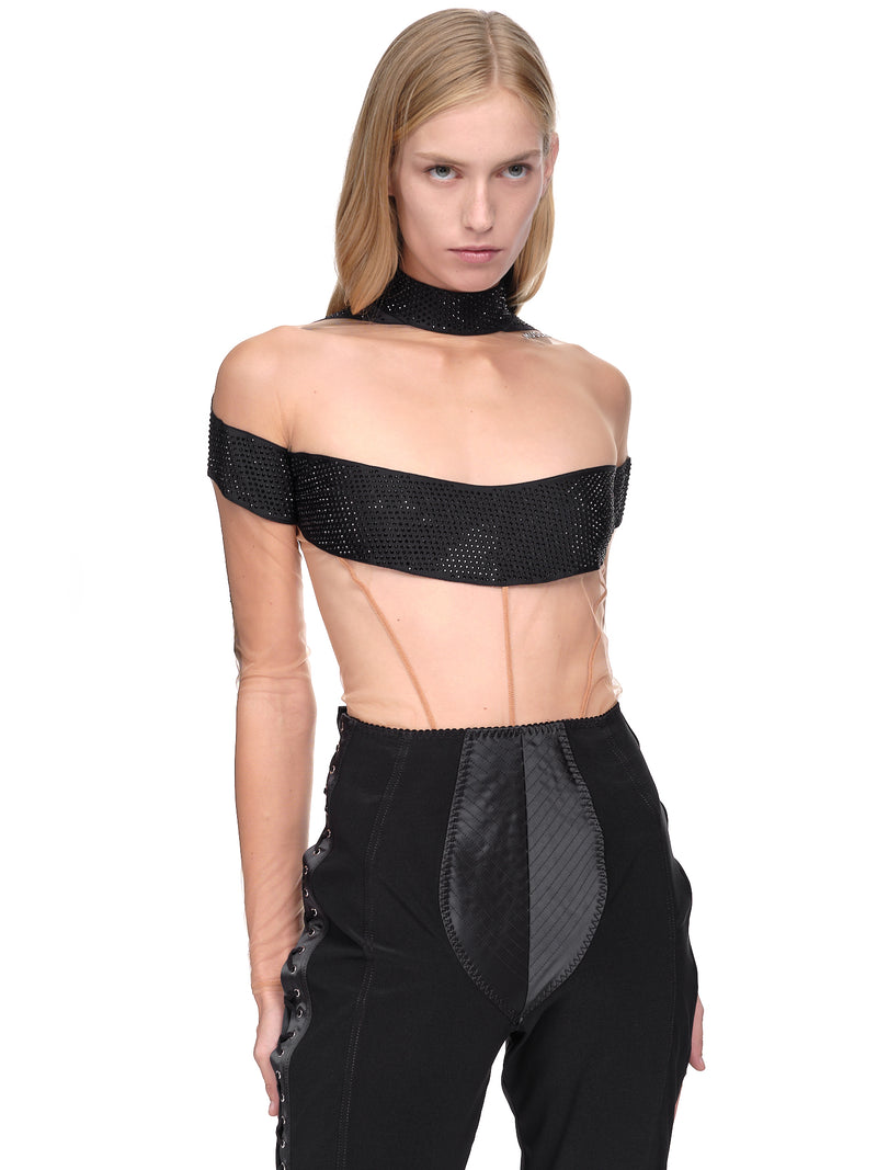 Mugler Illusion Neckline Bodysuit | H.Lorenzo - side 2