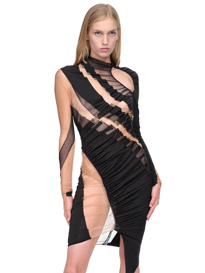 Mugler Patchwork Dress | H.Lorenzo - side 2