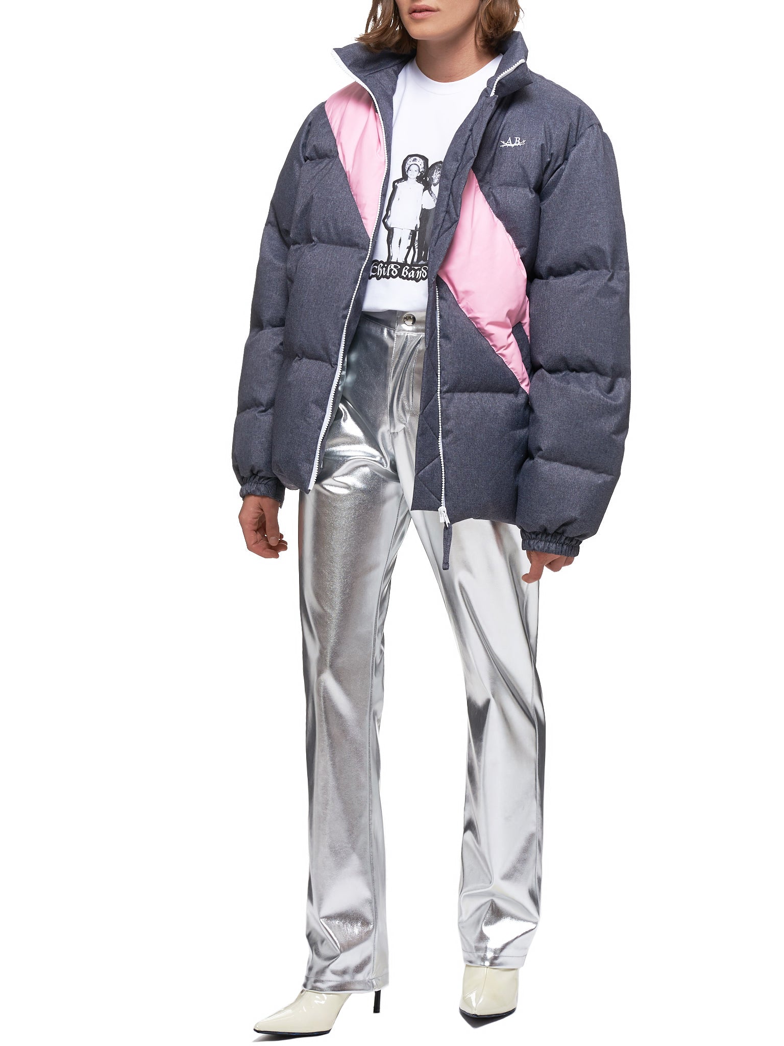 Puffer Jacket (20-23-W-GRAY-PINK)