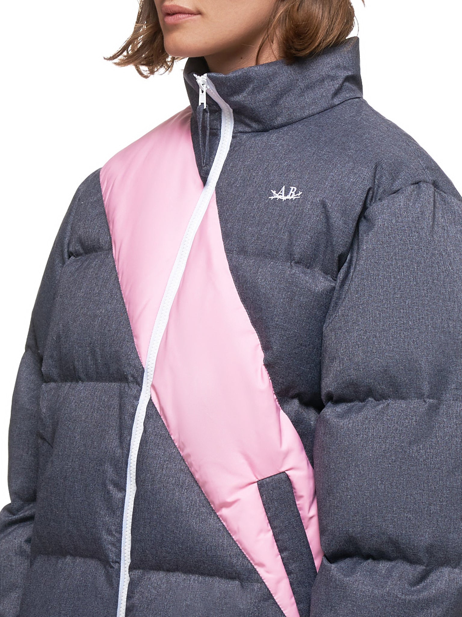 Puffer Jacket (20-23-W-GRAY-PINK)