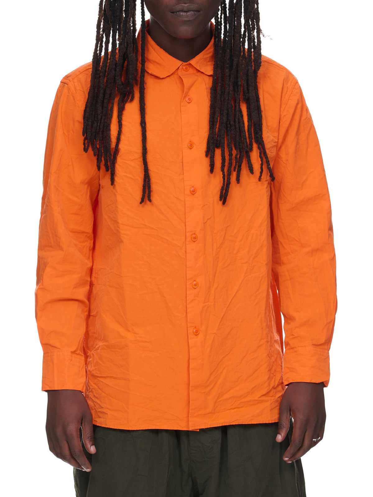 Big Cropped Shirt (20HC264-ORANGE)