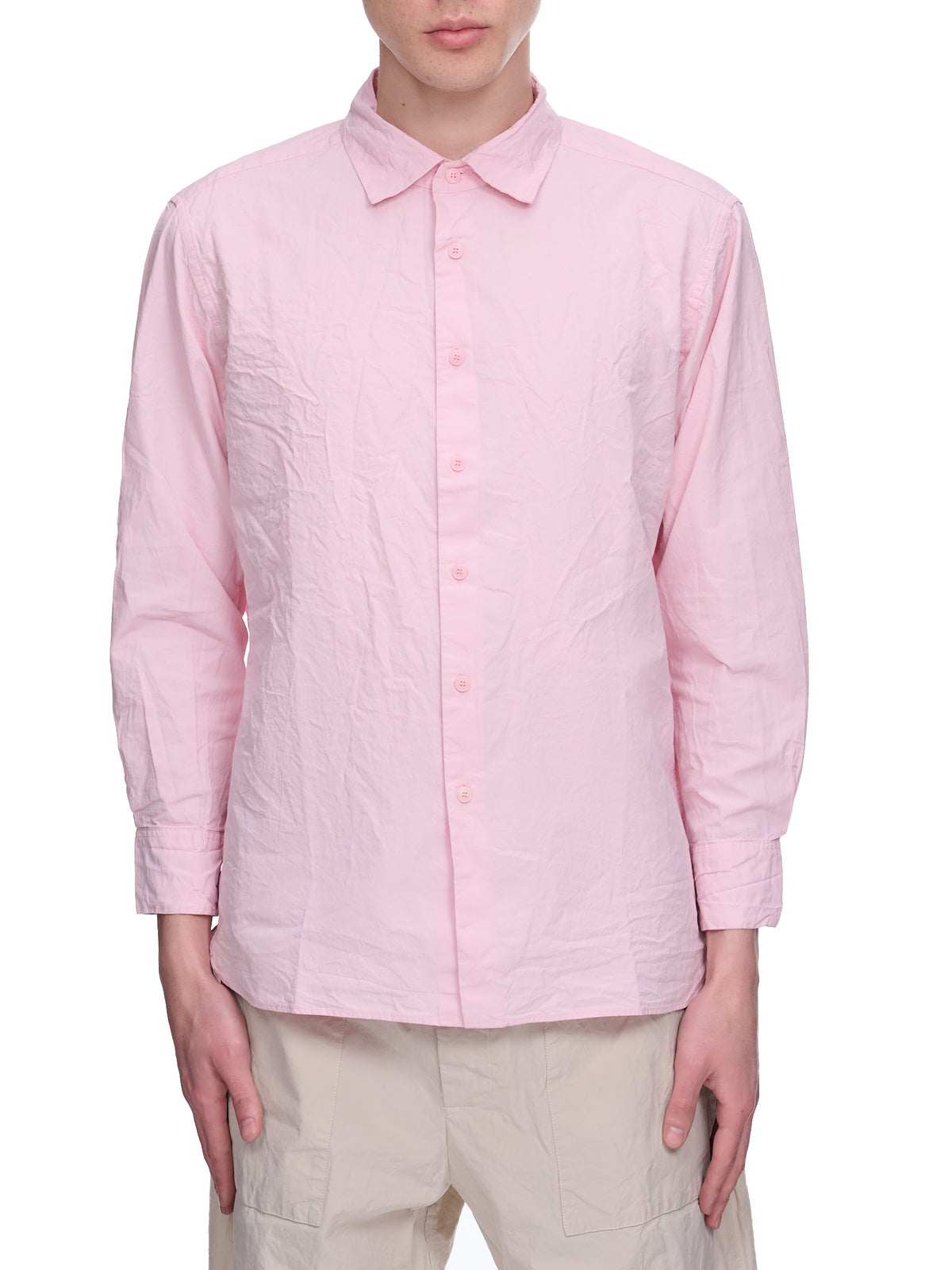 Big Cropped Shirt (20HC264-PINK)