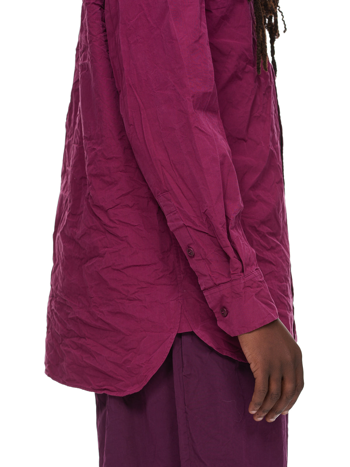 Big Cropped Shirt (20HC264-RASPBERRY)
