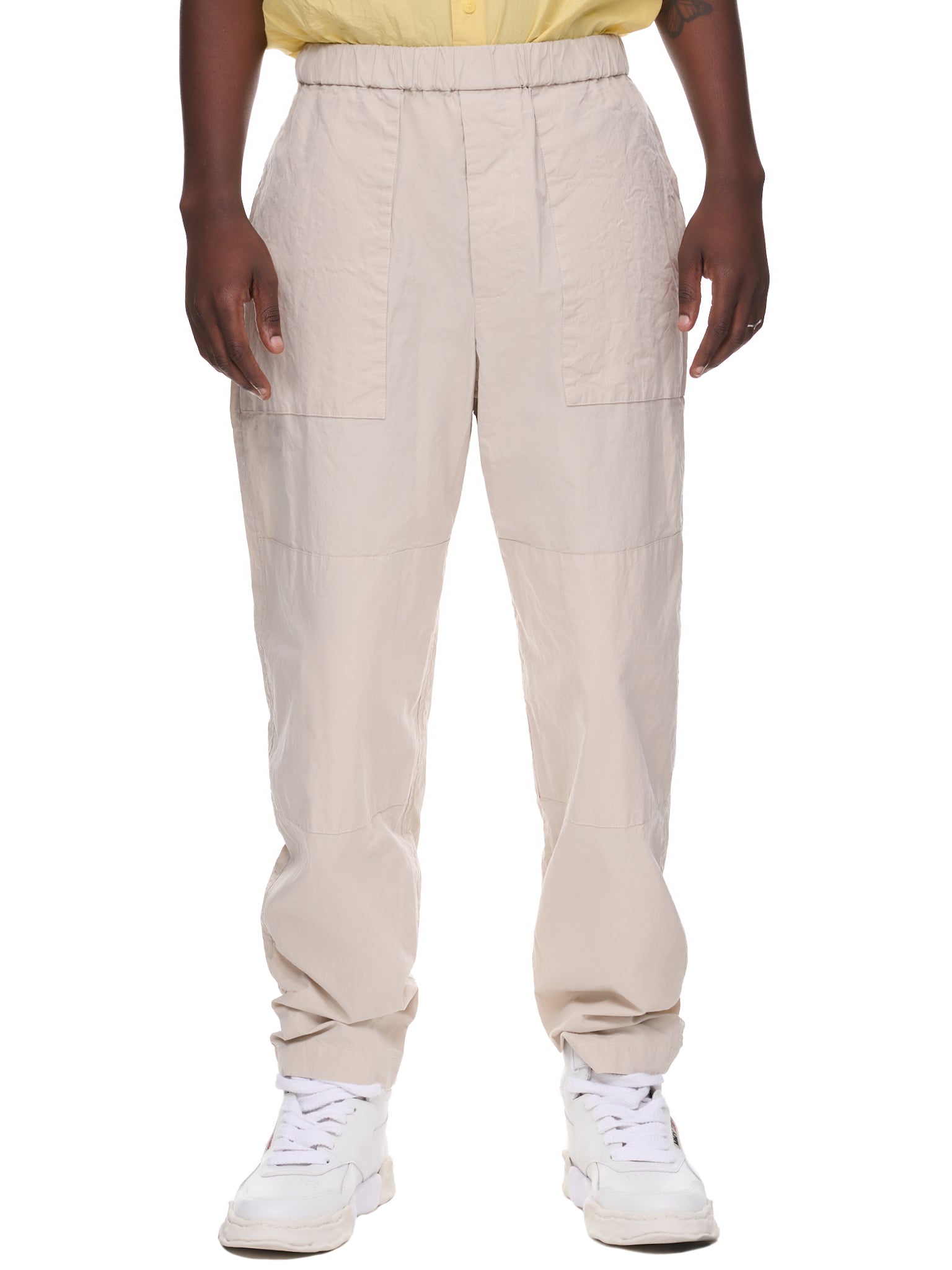 Patch Trousers (20HP183-IVORY)