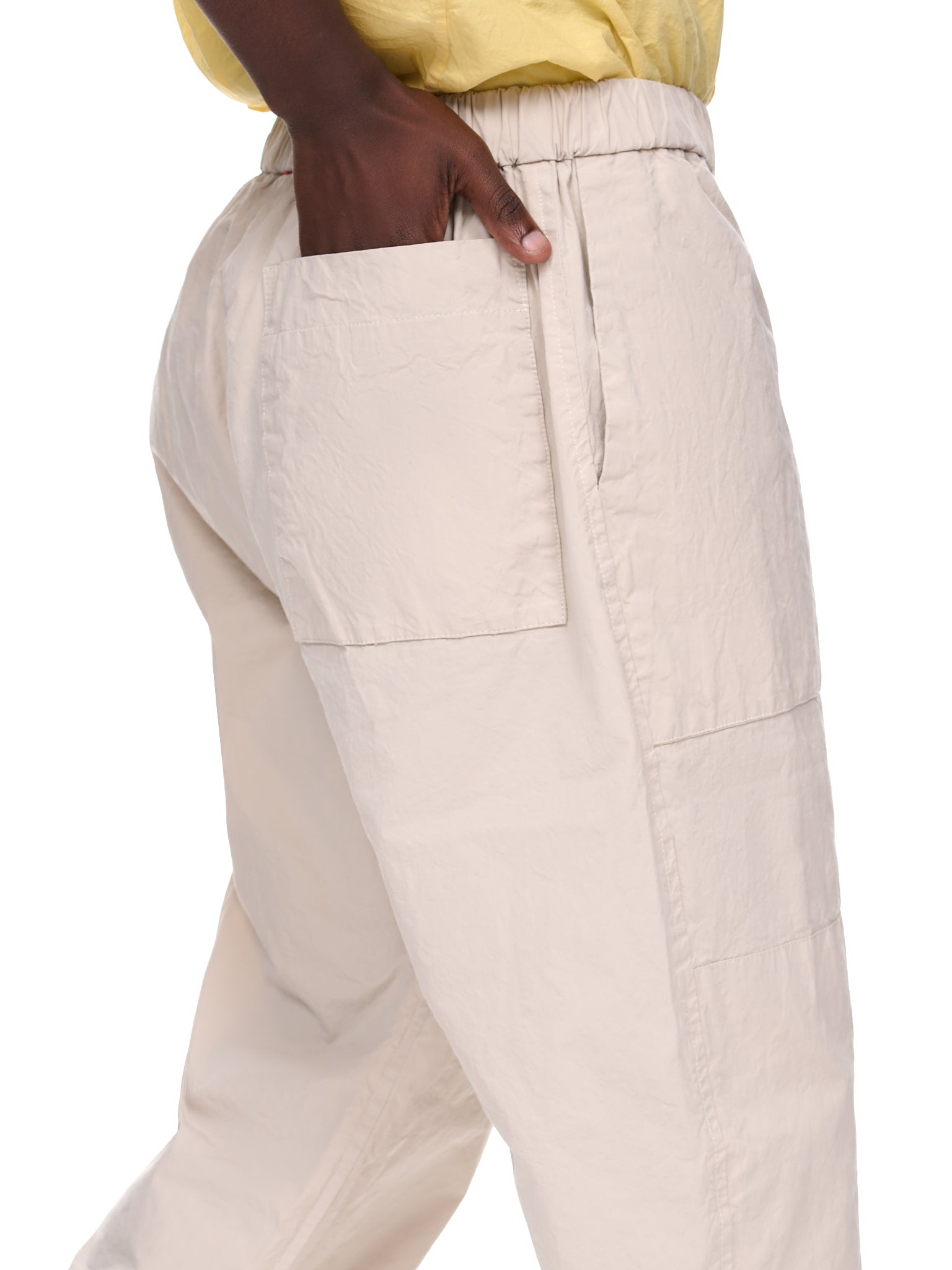 Patch Trousers (20HP183-IVORY)